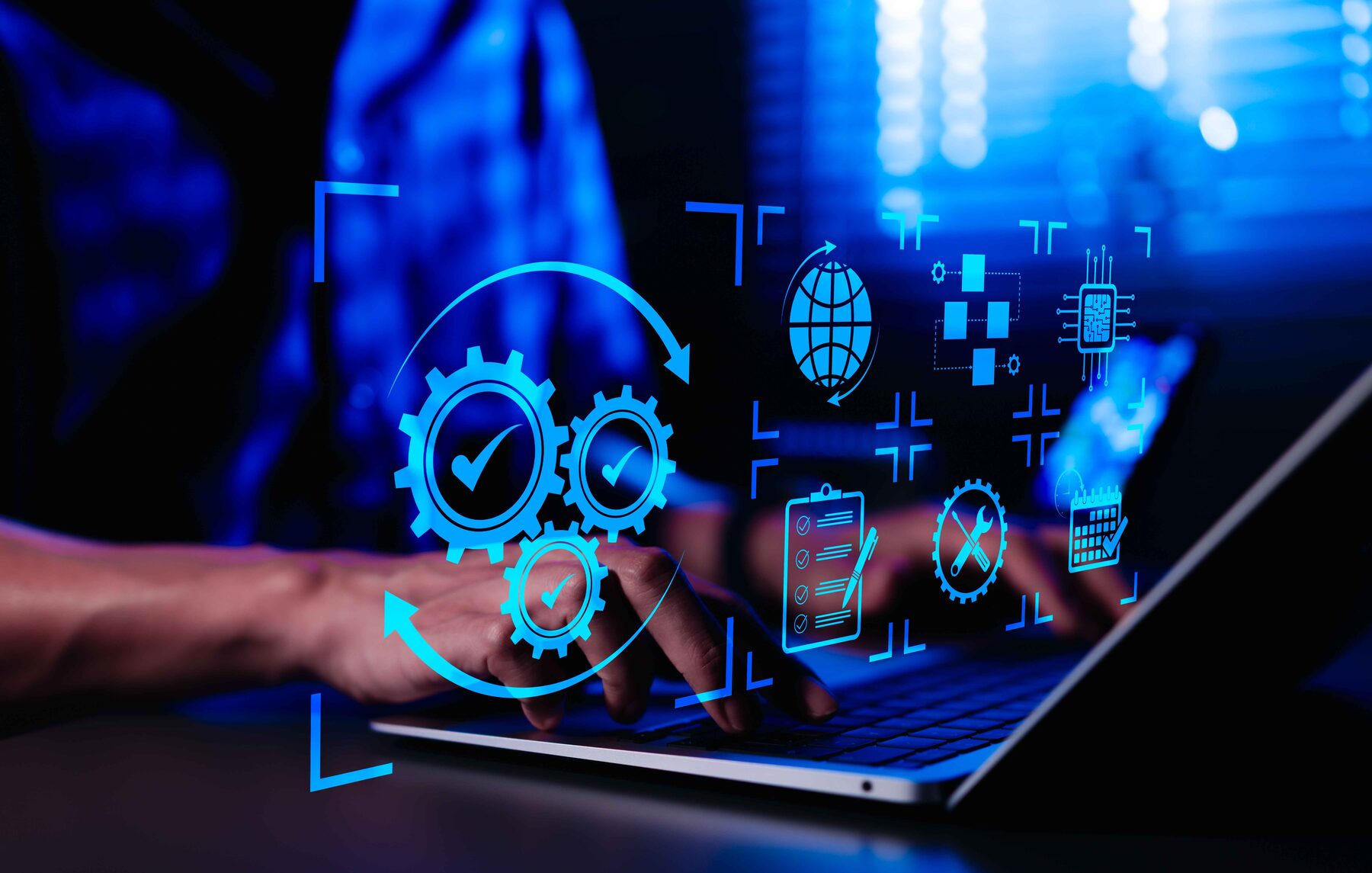 Equipo desarrollando software a medida asistido por inteligencia artificial